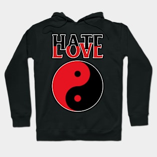 Yin Yang Love Hate Hoodie